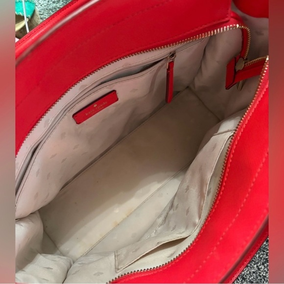 Kate Spade Staci Medium Satchel - Pink Ruby Saffiano Leather - EUC - Picture 7 of 7